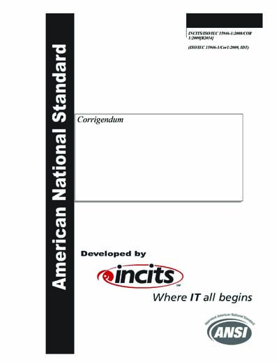 Standards PDF Cover Page